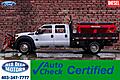 2015 Ford F-550 4x4 Crew Cab XL Plow Sander Tilt Deck Diesel