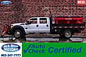 2015 Ford F-550 4x4 Crew Cab XL Plow Sander Tilt Deck Diesel
