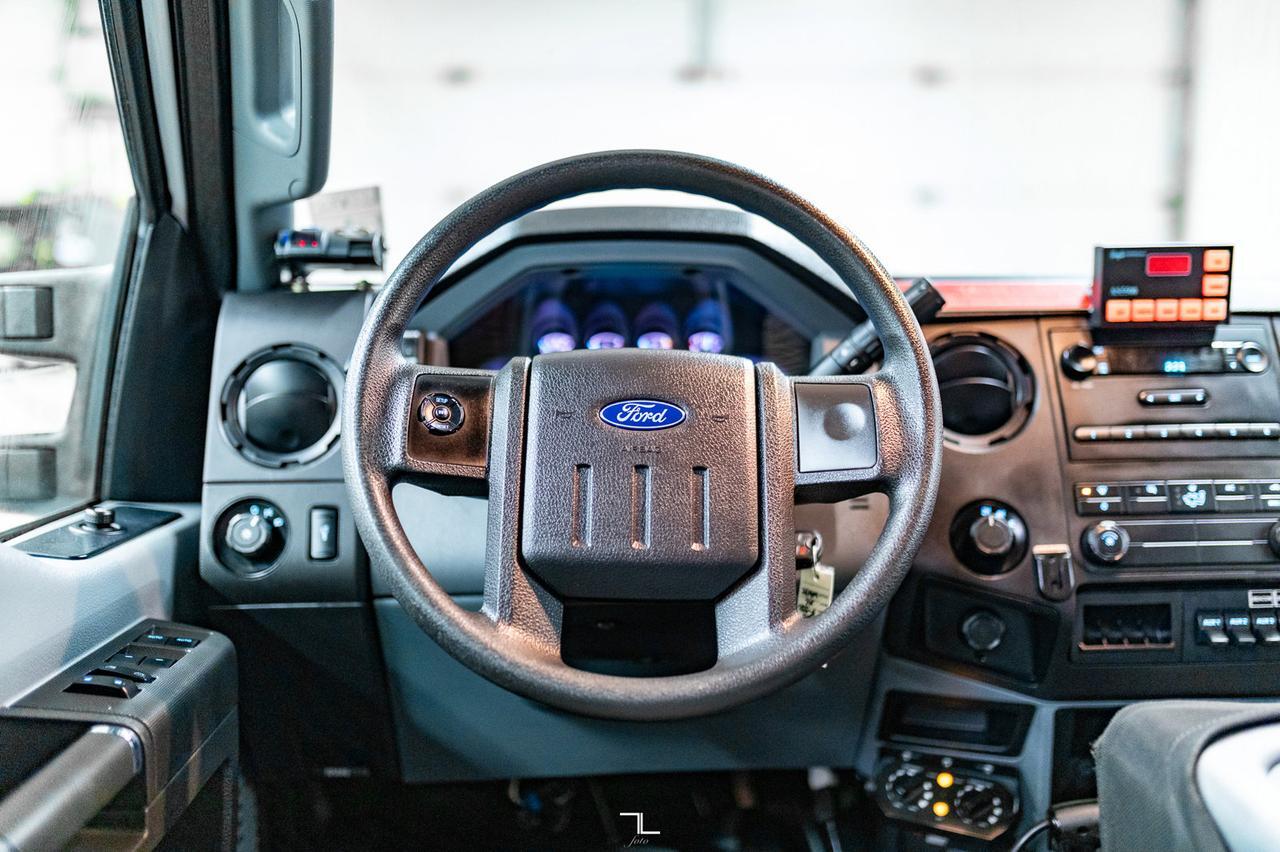 2015 Ford F-550 4x4 Crew Cab XL Plow Sander Tilt Deck Diesel Red Deer AB