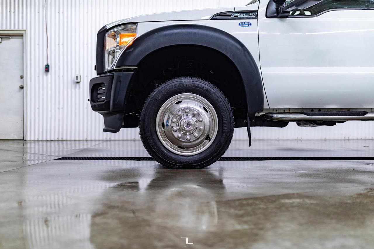 2015 Ford F-550 4x4 Crew Cab XL Tilt Deck Red Deer AB