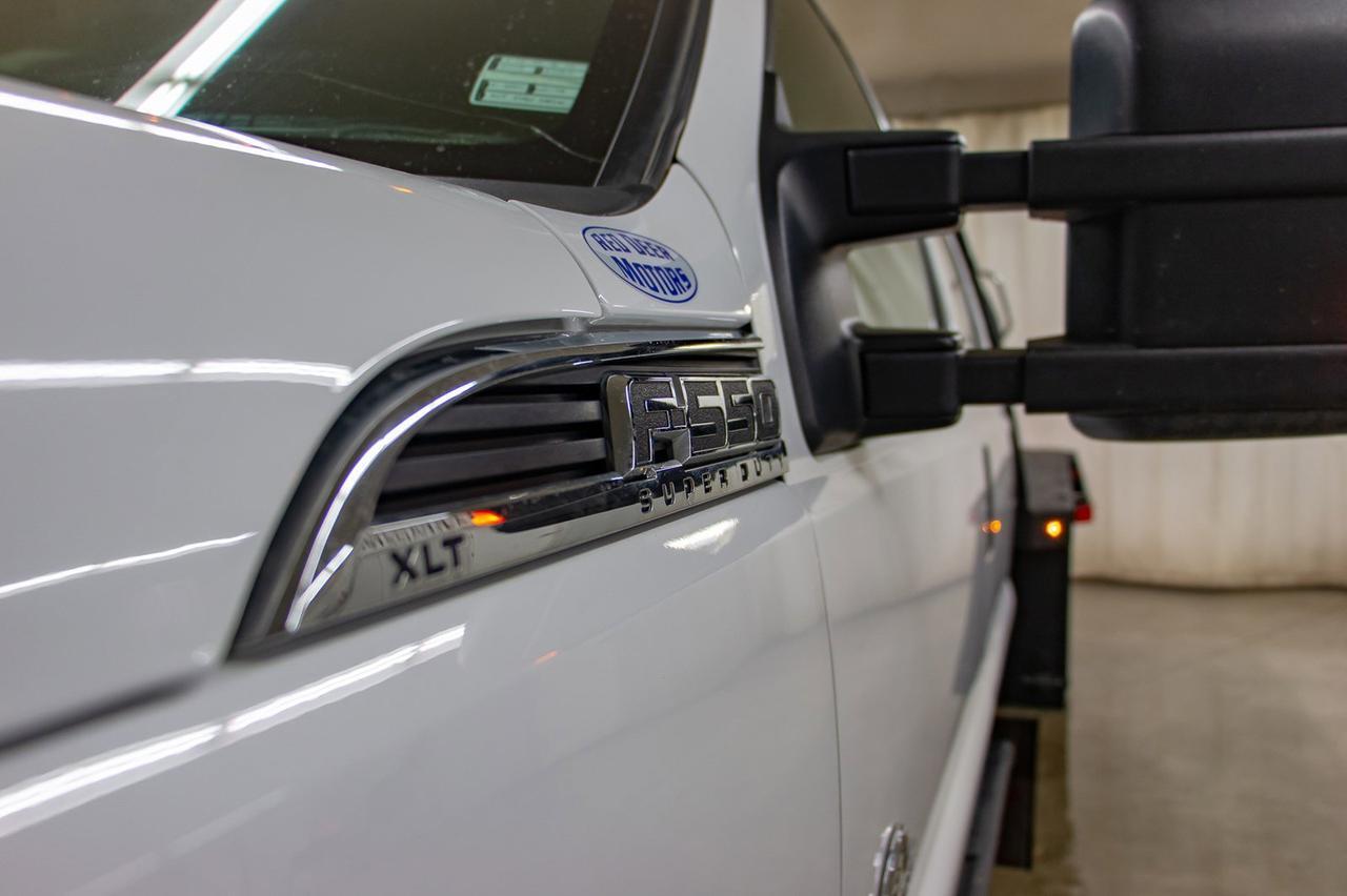 2015 Ford F-550 4x4 Crew Cab XLT Deck Dually Diesel Red Deer AB