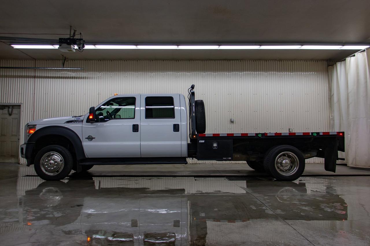 2015 Ford F-550 4x4 Crew Cab XLT Deck Dually Diesel Red Deer AB