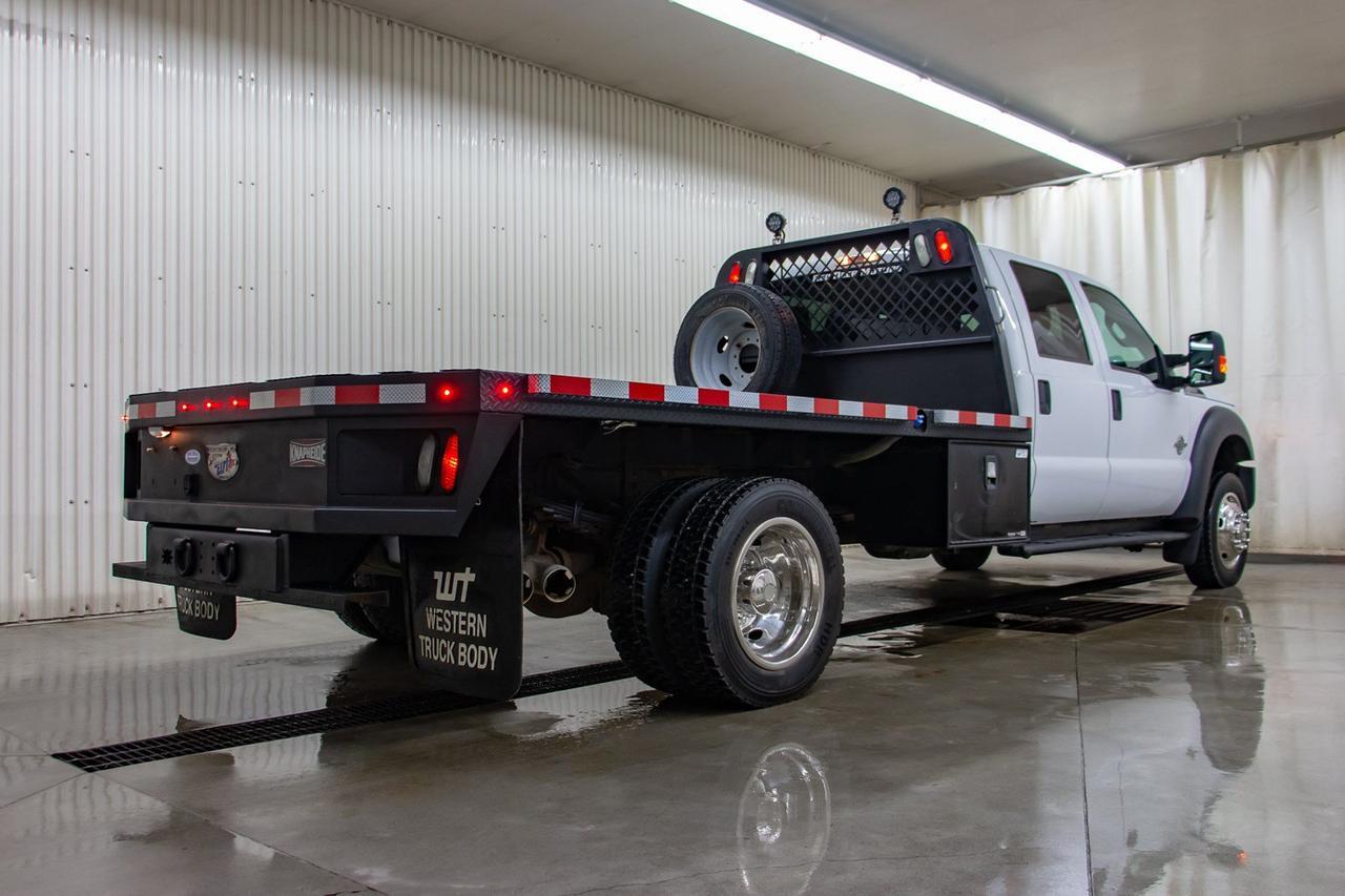 2015 Ford F-550 4x4 Crew Cab XLT Deck Dually Diesel Red Deer AB