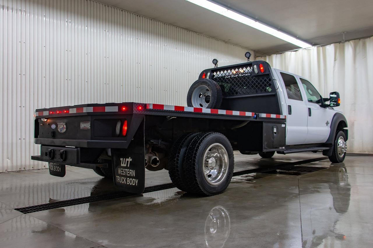 2015 Ford F-550 4x4 Crew Cab XLT Deck Dually Diesel Red Deer AB