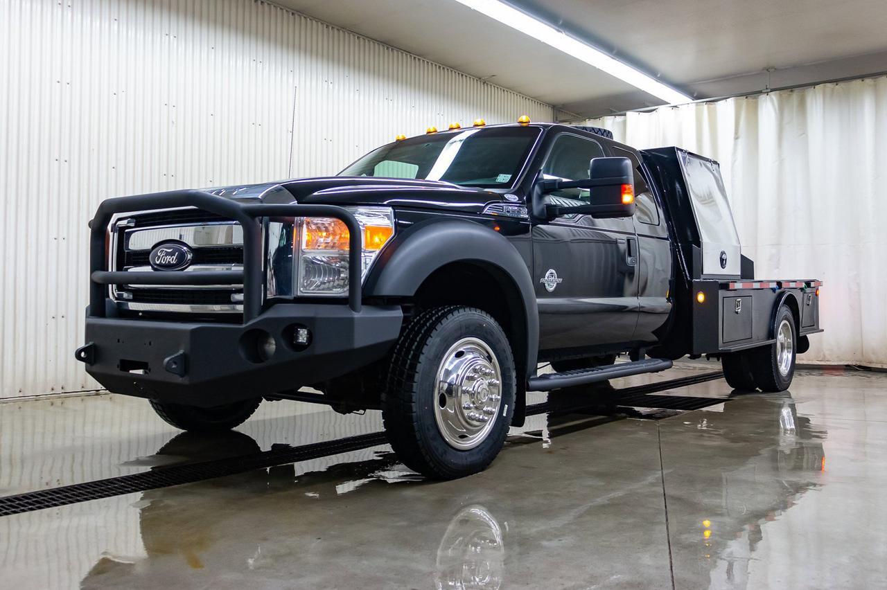 2015 Ford F-550 4x4 Super Cab XLT Deck Diesel Red Deer AB