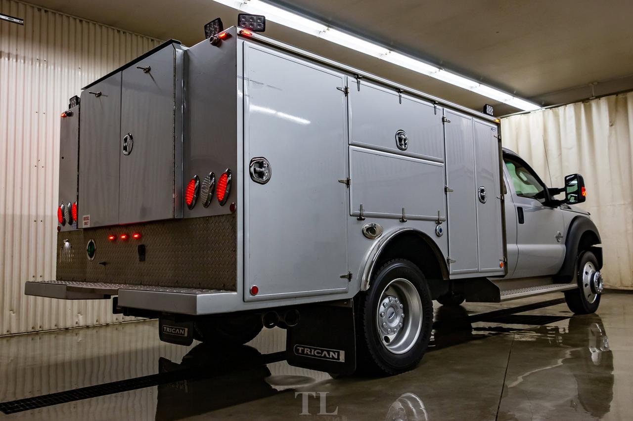 2015 Ford F-550 4x4 Super Cab XLT Diesel Service Box Red Deer AB