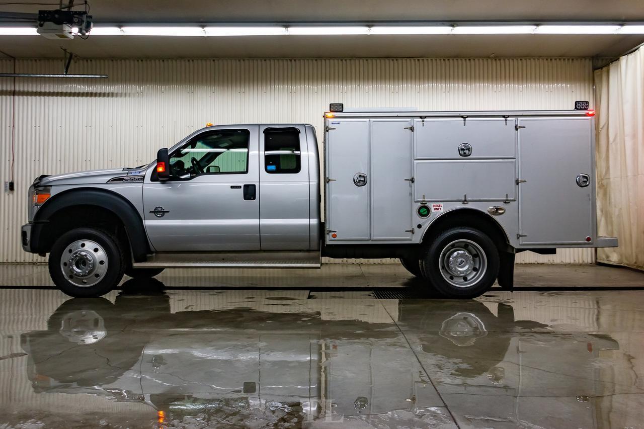 2015 Ford F-550 4x4 Super Cab XLT Diesel Service Box Red Deer AB