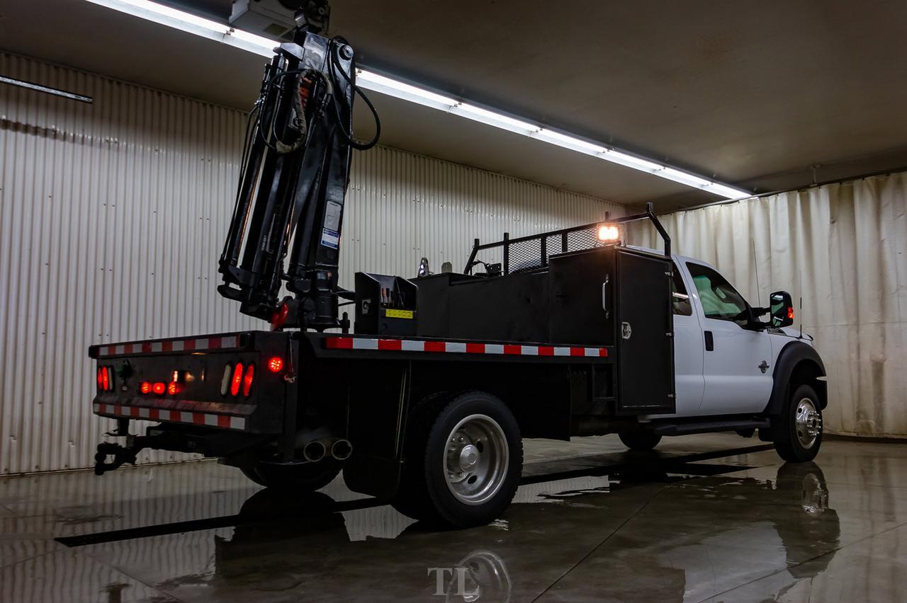 2015 Ford F-550 4x4 Super Cab XLT Picker Deck Diesel Red Deer AB