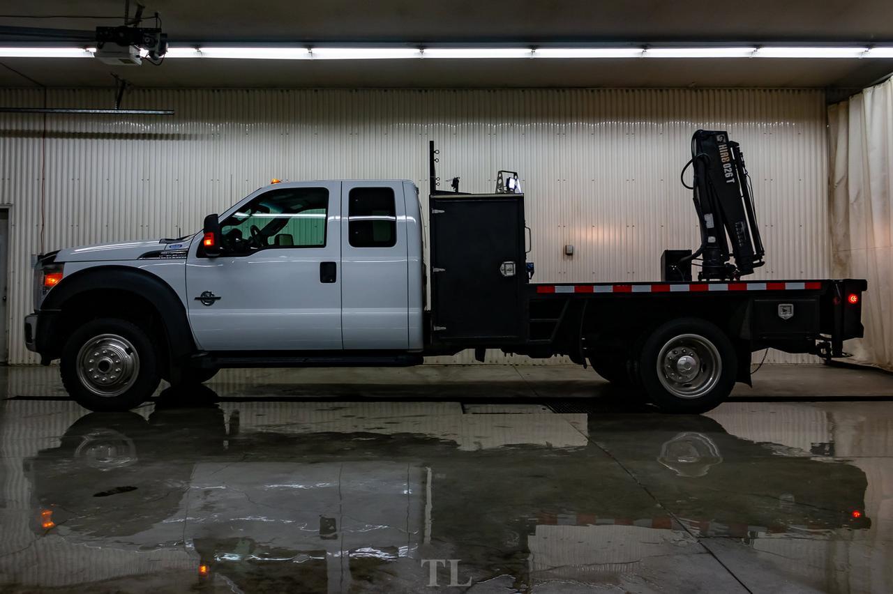 2015 Ford F-550 4x4 Super Cab XLT Picker Deck Diesel Red Deer AB