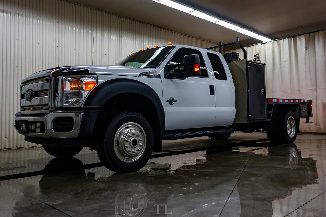 2015 Ford F-550 4x4 Super Cab XLT Picker Deck Diesel Red Deer AB