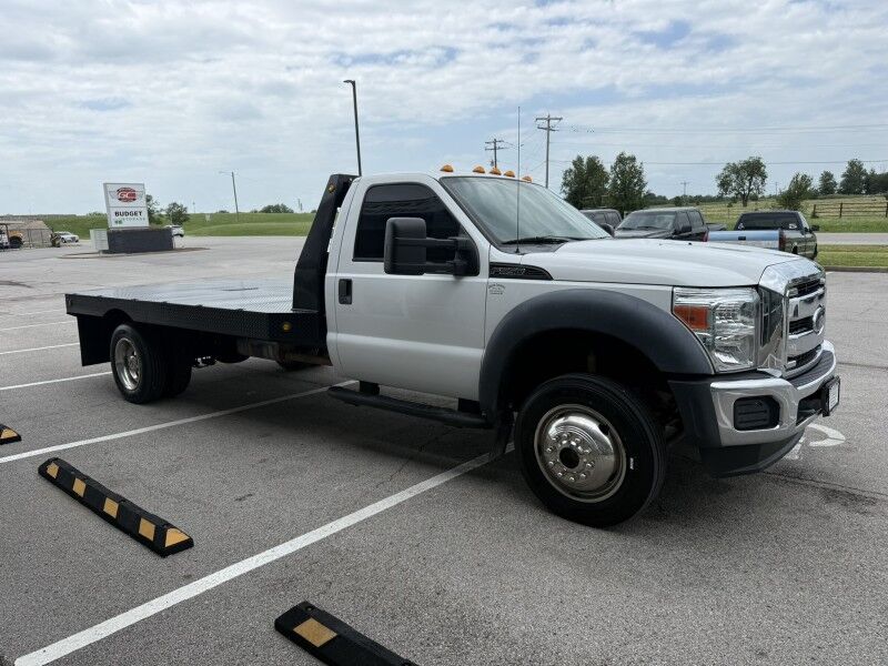 2015 Ford F-550 V10 4x4 14' Flatbed 39k ex XL Collinsville OK