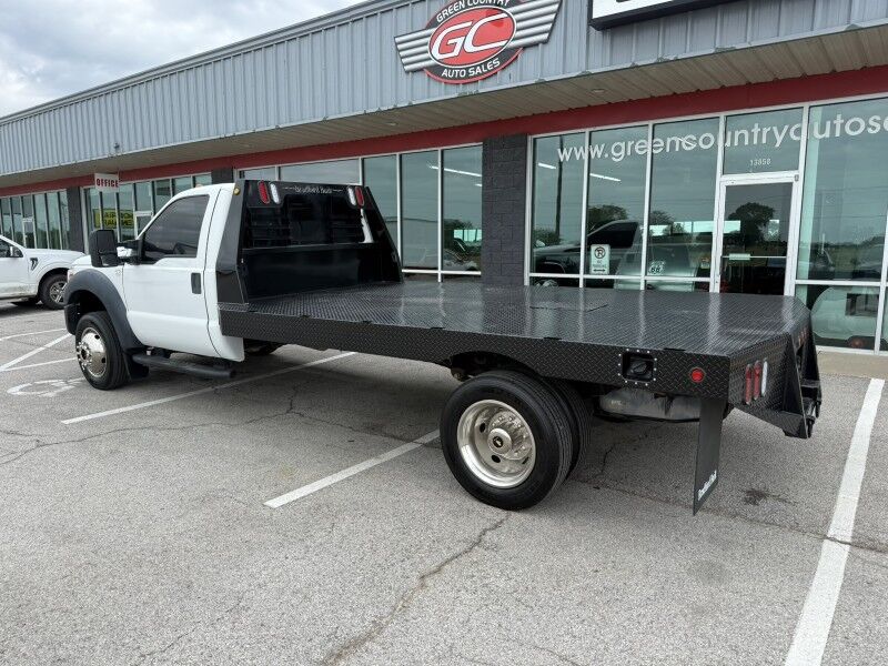 2015 Ford F-550 V10 4x4 14' Flatbed 39k ex XL Collinsville OK