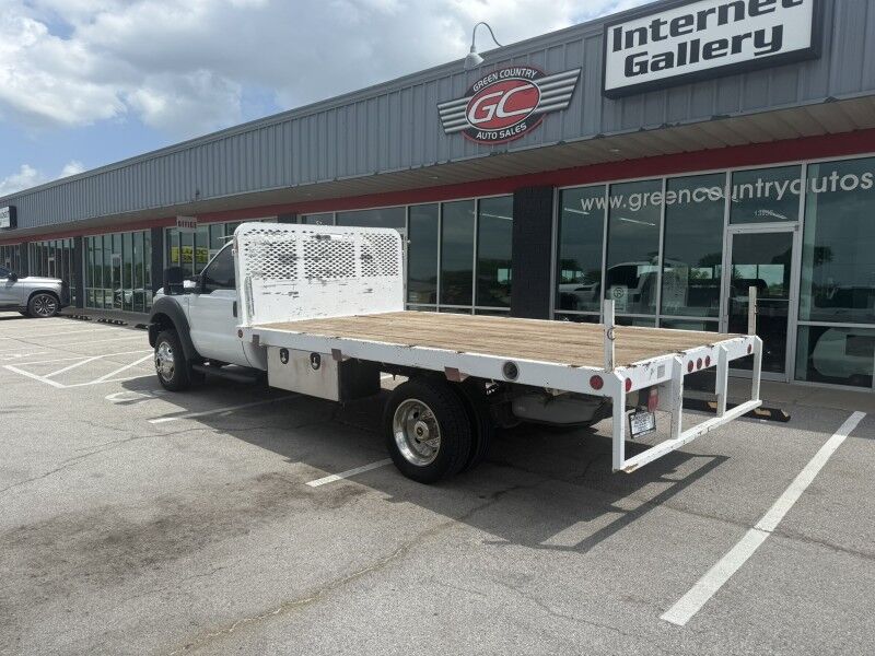 2015 Ford F-550 V10 4x4 14' Flatbed 39k exempt mi's XL Collinsville OK