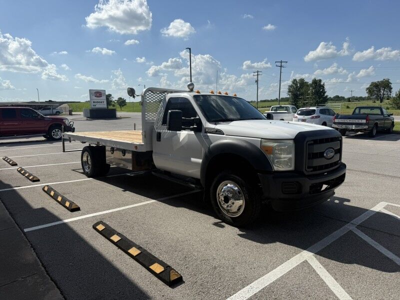 2015 Ford F-550 V10 4x4 14' Flatbed 40k exempt mi's XL Collinsville OK