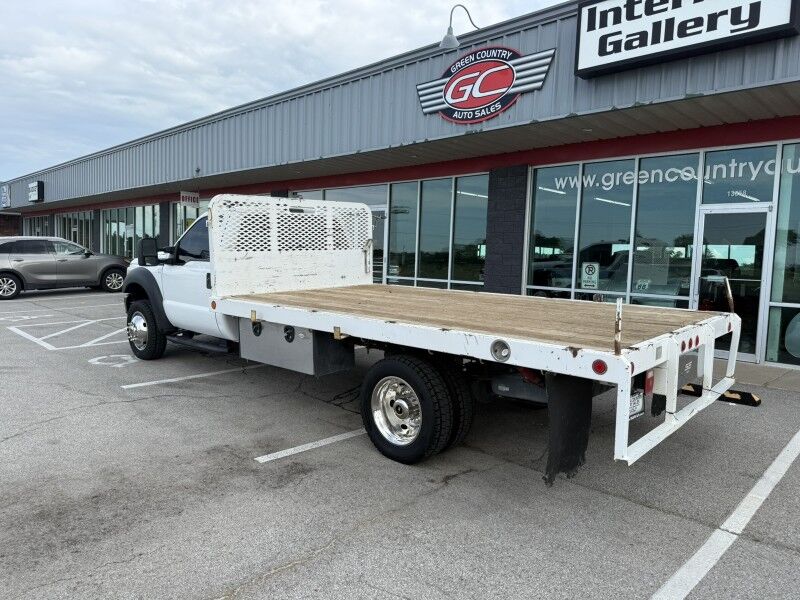 2015 Ford F-550 V10 4x4 14' Flatbed 41k exempt mi's XL Collinsville OK