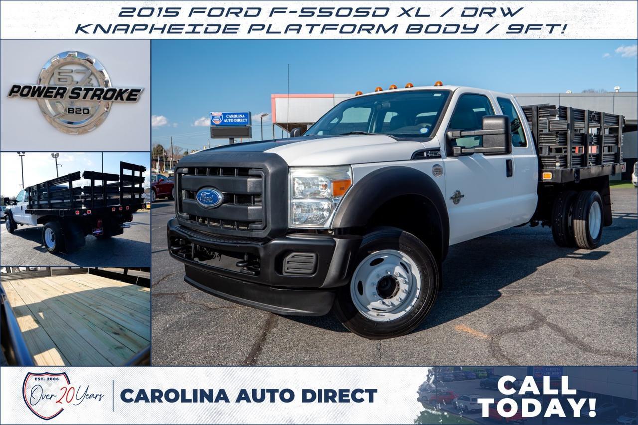 2015 Ford F-550SD XL / DRW / Knapheide Platform Body / 9FT!