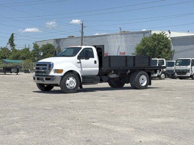 2015 Ford F-650 Super Duty 16' Steel Flatbed Dump Truck Miami FL