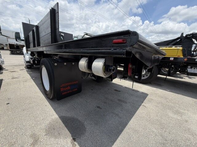 2015 Ford F-650 Super Duty 16' Steel Flatbed Dump Truck