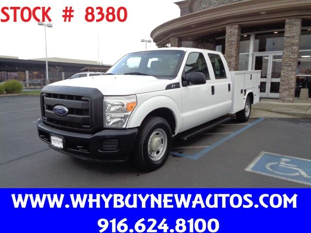 2015 Ford F250 Utility ~ Crew Cab ~ Only 49K Miles! Rocklin CA