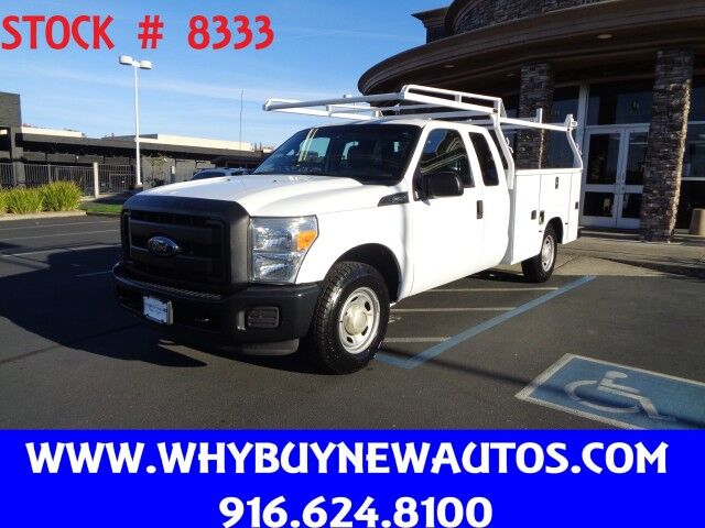 2015 Ford F250 Utility ~ Extended Cab ~ Rack ~ Only 35K Miles!
