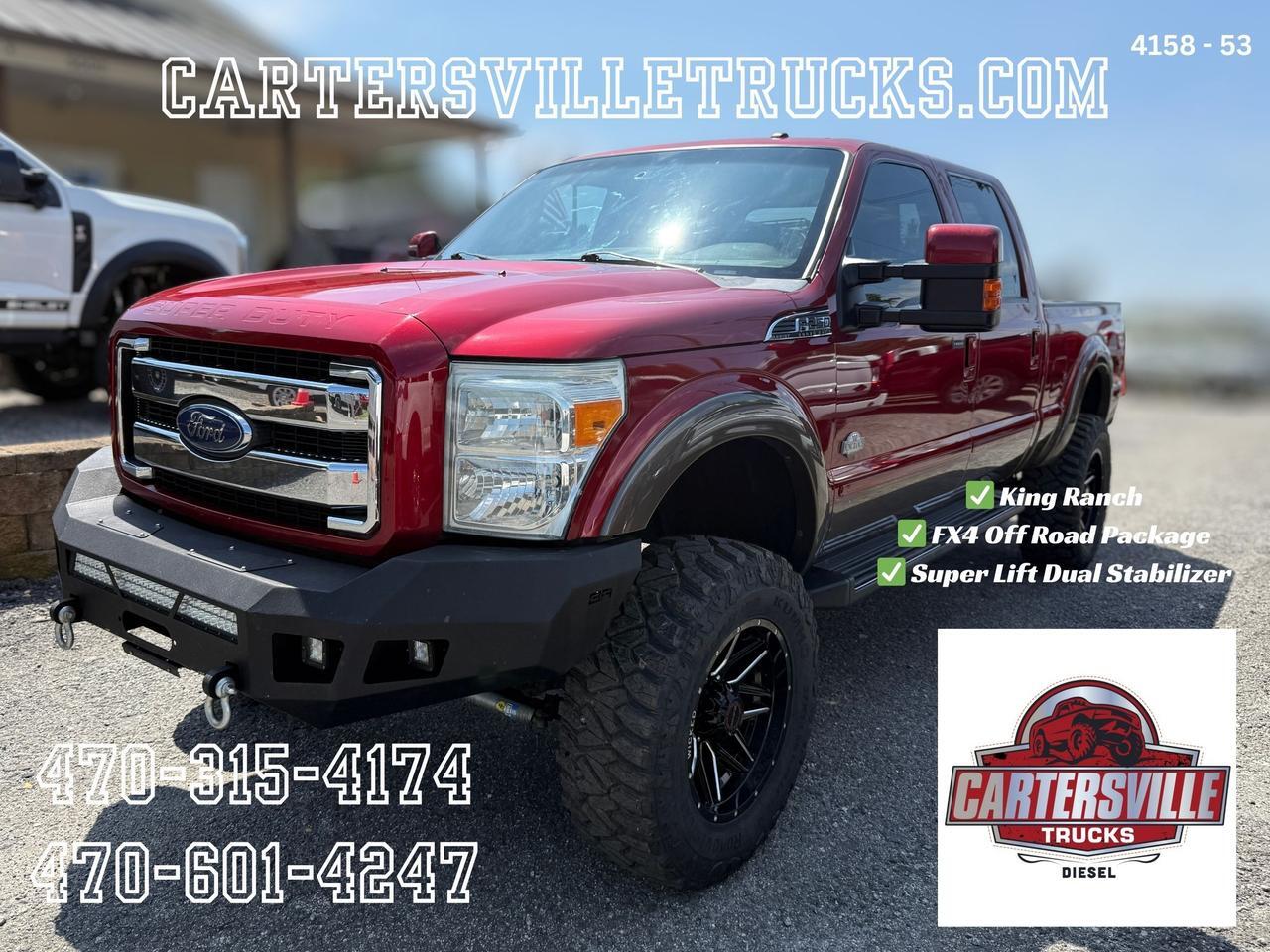 2015 Ford F250sd King Ranch FX4 - LIFTED - DELETED