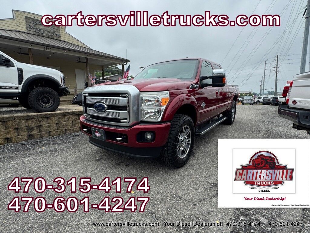 2015 Ford F250sd PENDING SALE*** Platinum FX4 - ULTIMATE - LOADED Cartersville GA