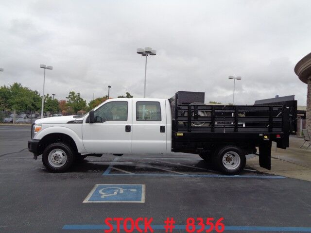 2015 Ford F350 ~ 4x4 ~ Crew Cab ~ 9ft Stake Bed ~ Dually ~ Liftgate ~ Only 19K Miles!