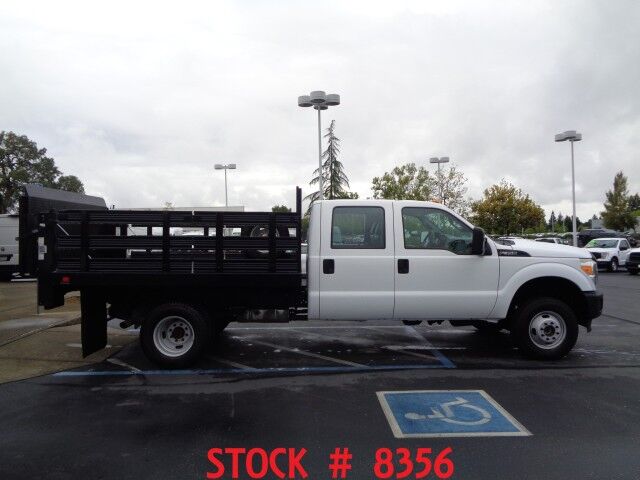 2015 Ford F350 ~ 4x4 ~ Crew Cab ~ 9ft Stake Bed ~ Dually ~ Liftgate ~ Only 19K Miles! Rocklin CA