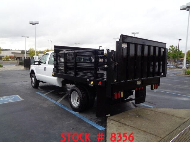 2015 Ford F350 ~ 4x4 ~ Crew Cab ~ 9ft Stake Bed ~ Dually ~ Liftgate ~ Only 19K Miles!