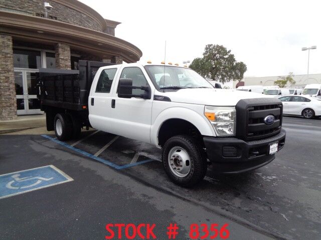 2015 Ford F350 ~ 4x4 ~ Crew Cab ~ 9ft Stake Bed ~ Dually ~ Liftgate ~ Only 19K Miles! Rocklin CA