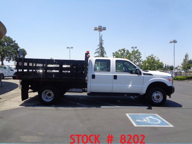 2015 Ford F350 ~ 4x4 ~ Crew Cab ~ 9ft Stake Bed ~ Dually ~ Only 48K Miles! Rocklin CA