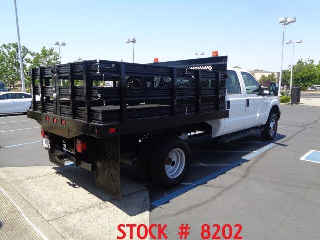 2015 Ford F350 ~ 4x4 ~ Crew Cab ~ 9ft Stake Bed ~ Dually ~ Only 48K Miles! Rocklin CA