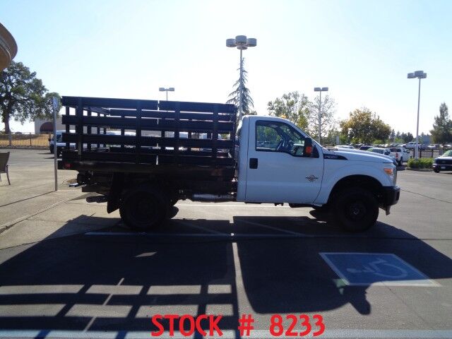 2015 Ford F350 ~ 4x4 ~ Diesel ~ 9ft Stake Bed ~ Dually ~ Only 57K Miles! Rocklin CA