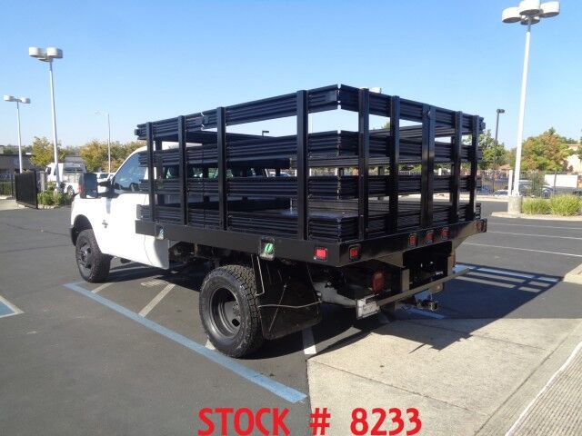 2015 Ford F350 ~ 4x4 ~ Diesel ~ 9ft Stake Bed ~ Dually ~ Only 57K Miles! Rocklin CA