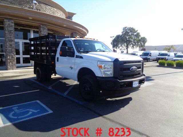 2015 Ford F350 ~ 4x4 ~ Diesel ~ 9ft Stake Bed ~ Dually ~ Only 57K Miles! Rocklin CA