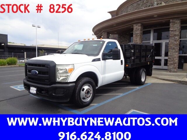 2015 Ford F350 ~ 9ft Stake Bed ~ Dually ~ Liftgate ~ Only 48K Miles! Rocklin CA
