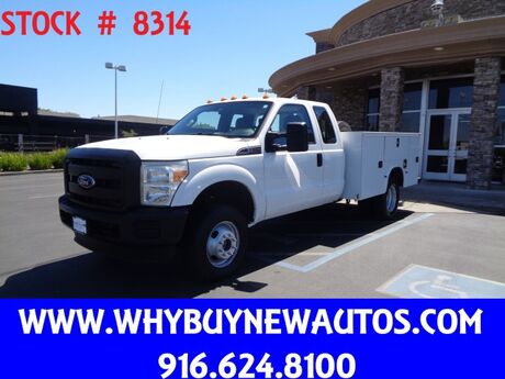 2015 Ford F350 Utility ~ Dually ~ 4x4 ~ Extended Cab ~ Only 38K Miles! Rocklin CA