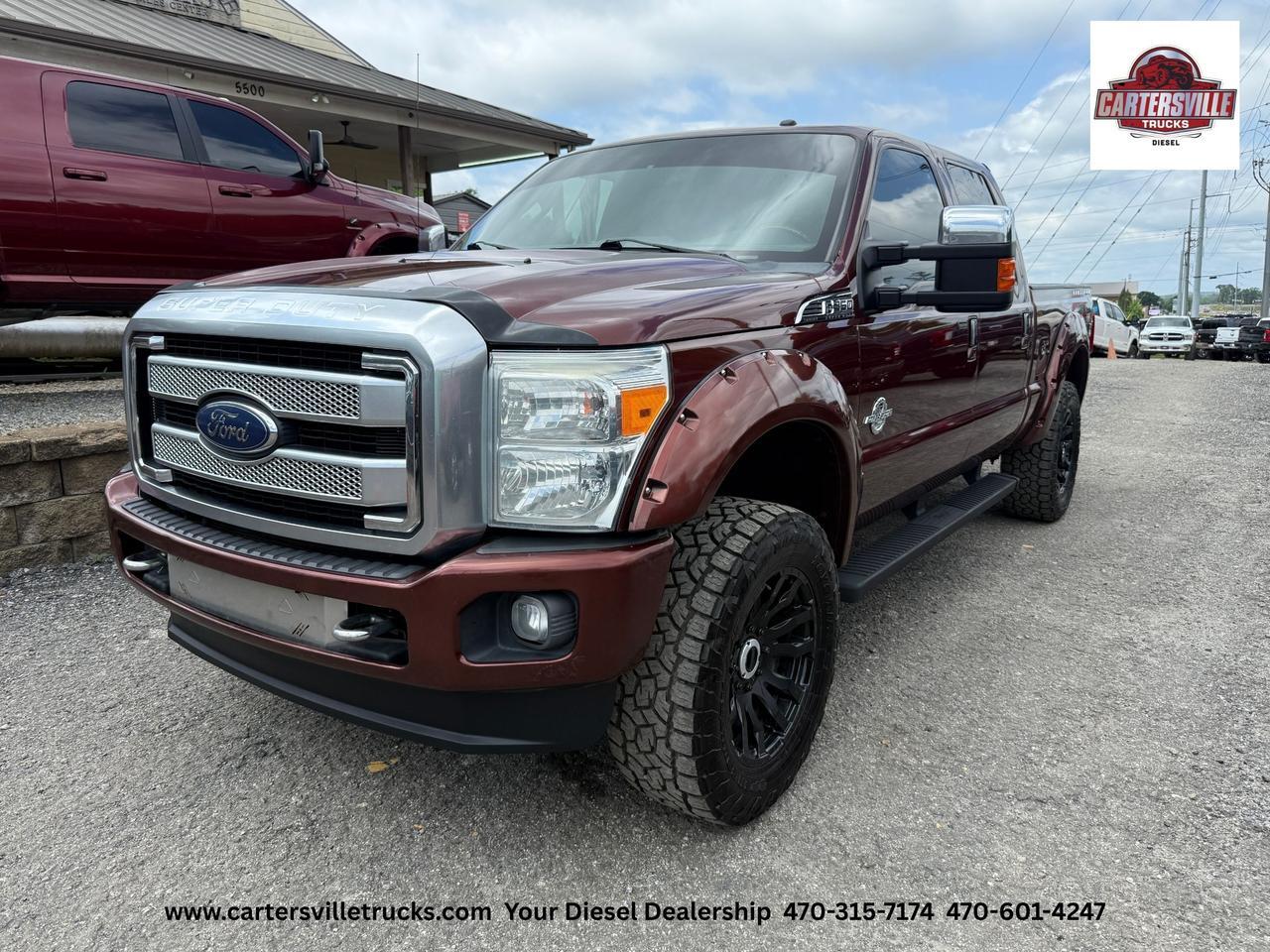 2015 Ford F350sd Platinum FX4 - LEVELED - DELETED - FUELS Cartersville GA