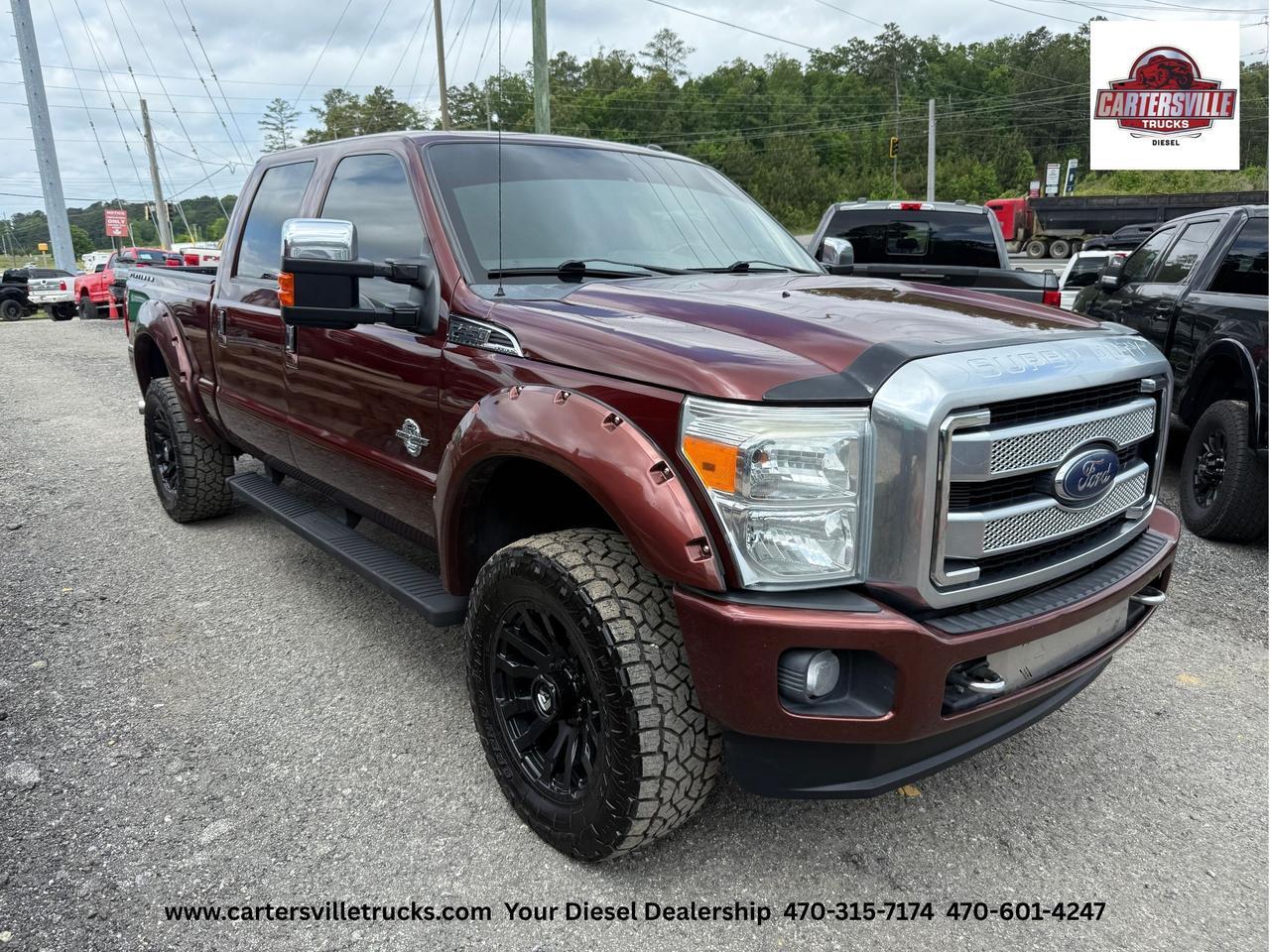 2015 Ford F350sd Platinum FX4 - LEVELED - DELETED - FUELS Cartersville GA