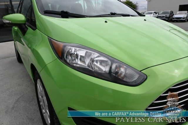 2015 Ford Fiesta SE / Automatic / AutoStart / Comfort Pkg / Heated Cloth Bucket Seats / Power Mirrors, Windows & Locks / Sunroof / Bluetooth / Keyless Entry / Air Conditioning / Alloy Wheels / Block Heater / 36 MPG / Only 58K Miles / 1-Owner Anchorage AK