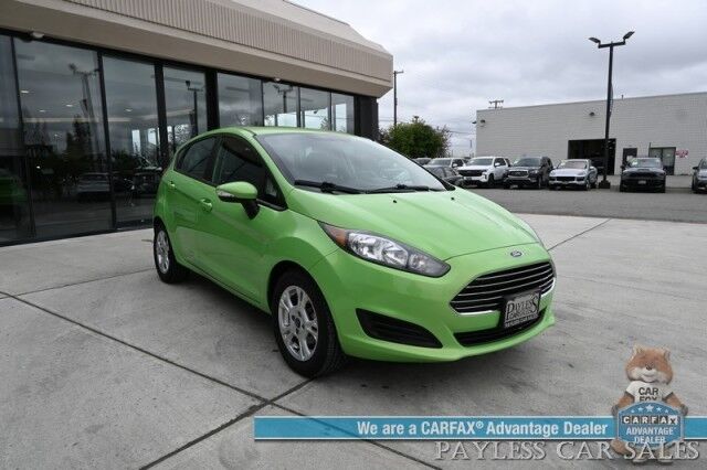 2015 Ford Fiesta SE / Automatic / AutoStart / Comfort Pkg / Heated Cloth Bucket Seats / Power Mirrors, Windows & Locks / Sunroof / Bluetooth / Keyless Entry / Air Conditioning / Alloy Wheels / Block Heater / 36 MPG / Only 58K Miles / 1-Owner Anchorage AK