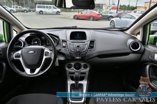2015 Ford Fiesta SE / Automatic / AutoStart / Comfort Pkg / Heated Cloth Bucket Seats / Power Mirrors, Windows & Locks / Sunroof / Bluetooth / Keyless Entry / Air Conditioning / Alloy Wheels / Block Heater / 36 MPG / Only 58K Miles / 1-Owner Anchorage AK