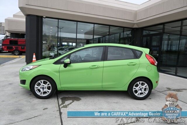2015 Ford Fiesta SE / Automatic / AutoStart / Comfort Pkg / Heated Cloth Bucket Seats / Sunroof / Bluetooth / Keyless Entry / Air Conditioning / Alloy Wheels / Block Heater / 36 MPG / Only 58K Miles / 1-Owner Anchorage AK