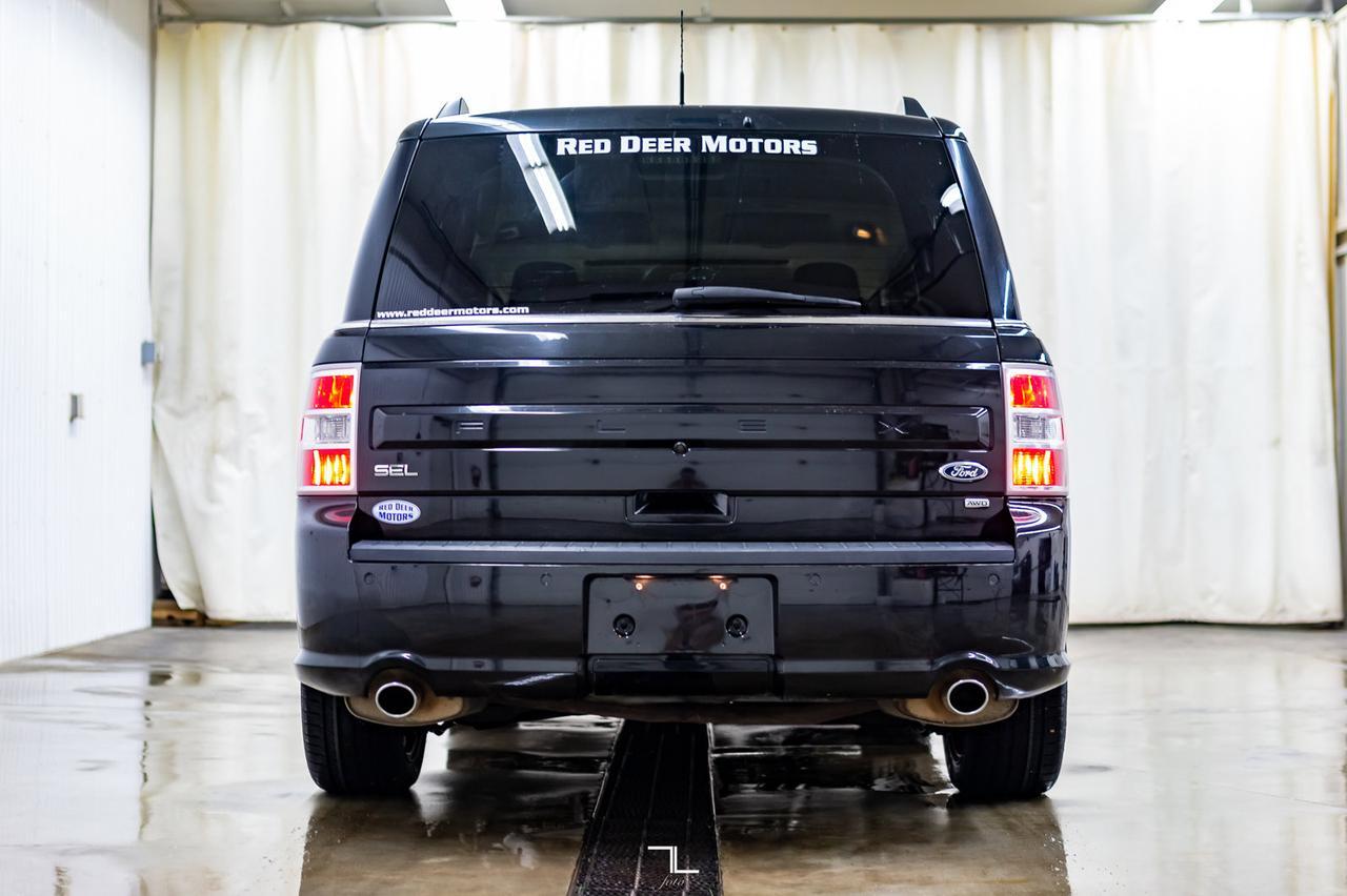 2015 Ford Flex AWD SEL Leather Roof Nav BCam Red Deer AB