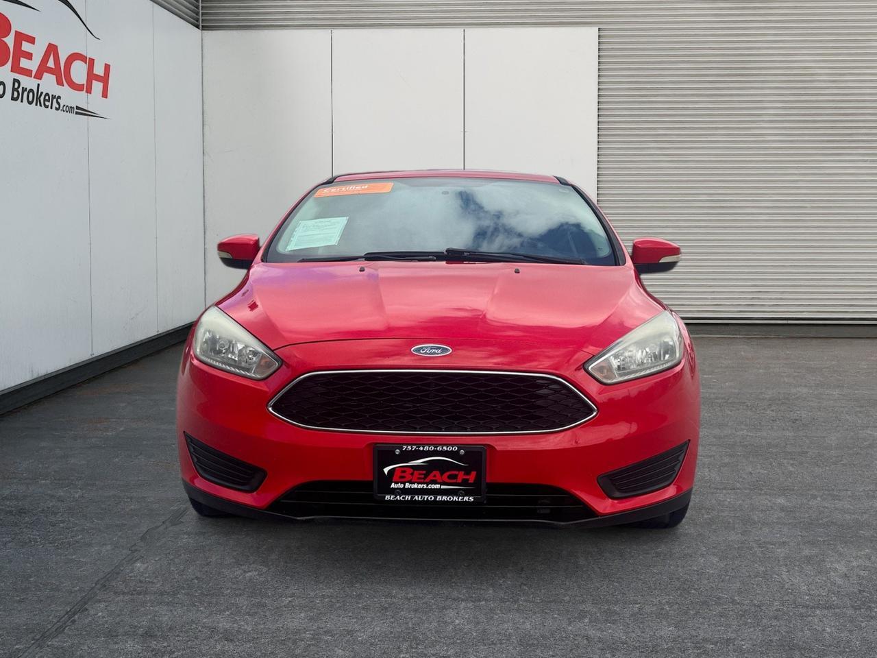2015 Ford Focus SE, BLUETOOTH, BACKUP CAMERA, POWER MIRROS, TILT & TELESCOPING STEERING WHEEL, COME SEE THIS CAR TODAY!!! Norfolk VA