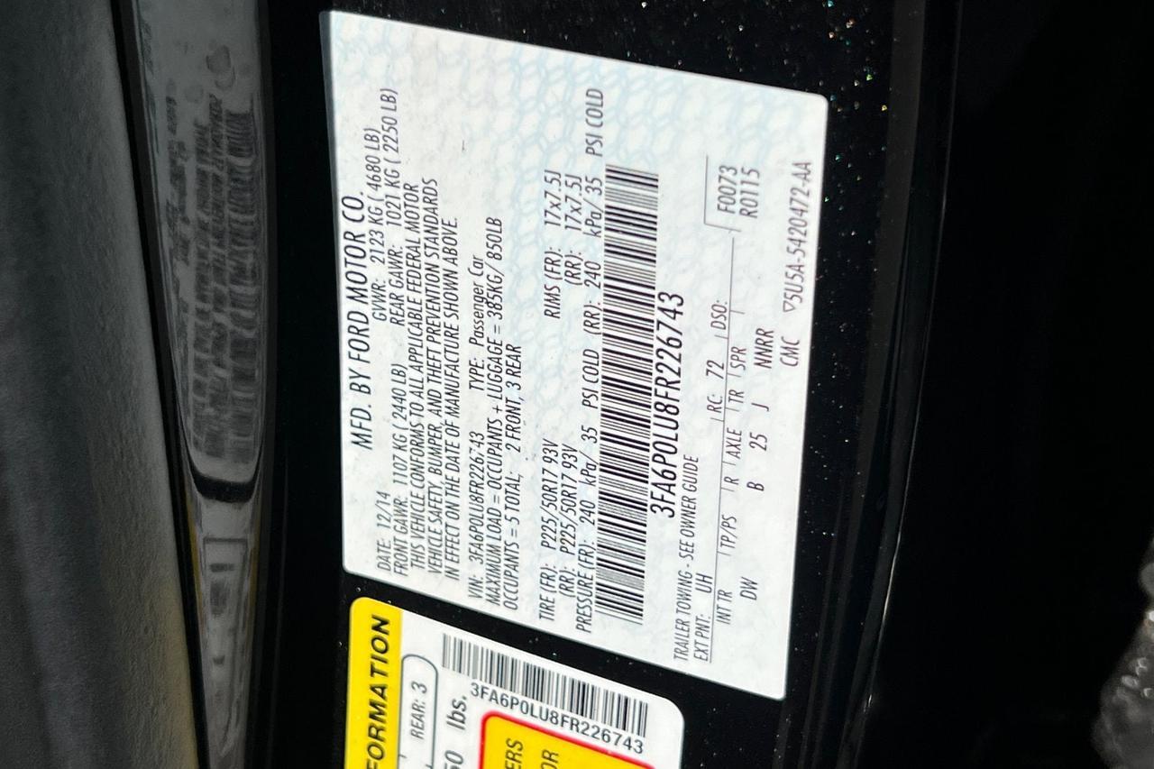 2015 Ford Fusion Hybrid SE Hybrid Roseville CA