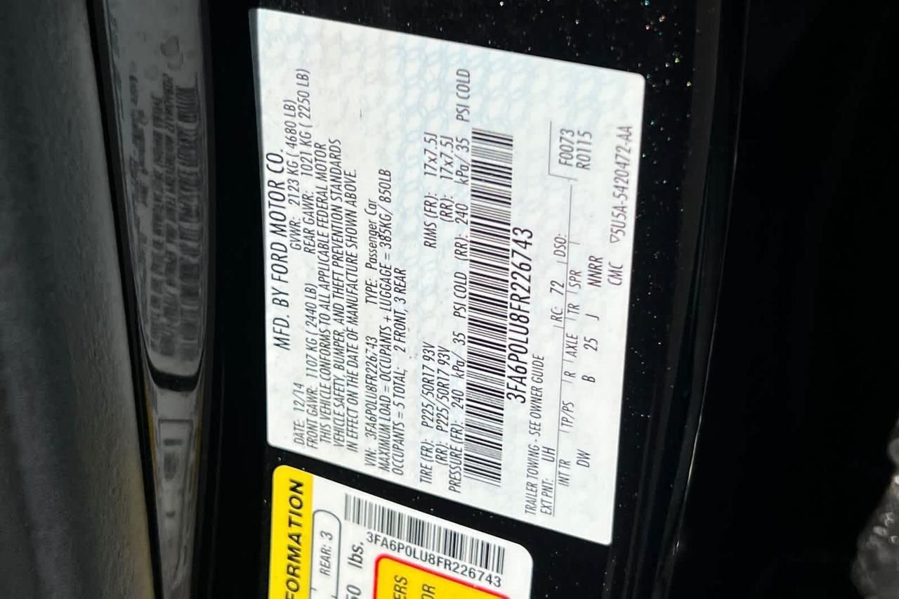 2015 Ford Fusion Hybrid SE Hybrid Roseville CA