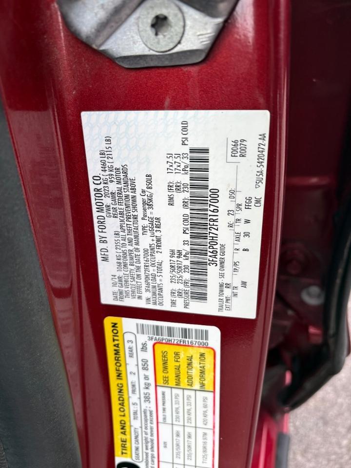 2015 Ford Fusion SE Austin TX