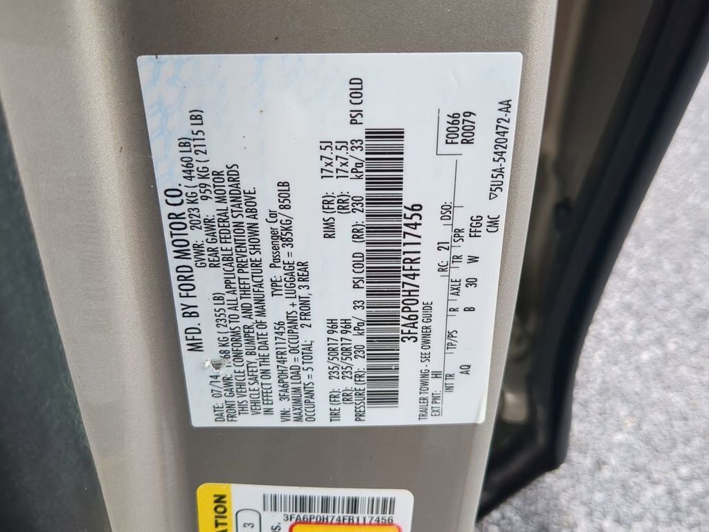 2015 Ford Fusion SE Winder GA