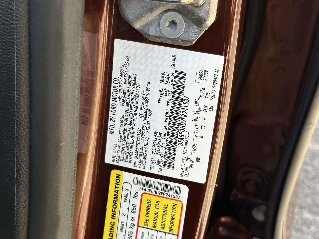 2015 Ford Fusion SE Alexandria VA